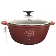 HOT🔥ITEMS LANGKAWI . VANTAGE NON-STICK 28CM CASSEROLE -  28CM (5.8LITER)