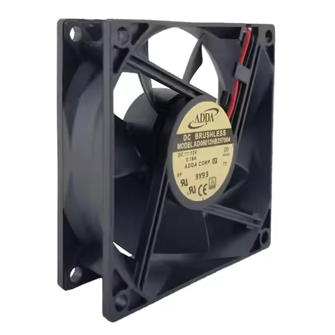 8025 DC12V 808025mm High Air Industrial Cooling Fan AD08012HB257004 0.18A Inverter Equipment Cabinet