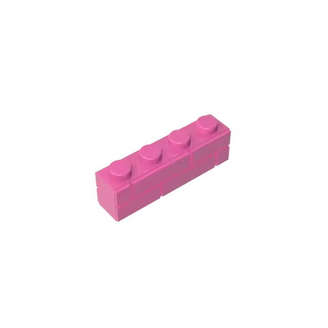 Gobricks GDS-632 children's DIY Educational Brick Special 1x4 with Masonry Brick Profile Compatible 