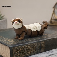Moamegift Small Decompression Toy 3d Printed Ferret Ornament 3d Printed Articulated Ferret Toy – Fle