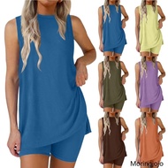 JoJo Women's Two-Piece Casual Shorts Set - Ideal for Travel & Leisure