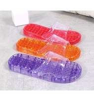 BATHROOM SLIPPER AAA Foot Acupressure Massage Transparent Slippers Therapeutic Reflexology for Foot