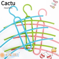 CACTU Clothes Hanger Plastic 3 Layer Fishbone Space Saver