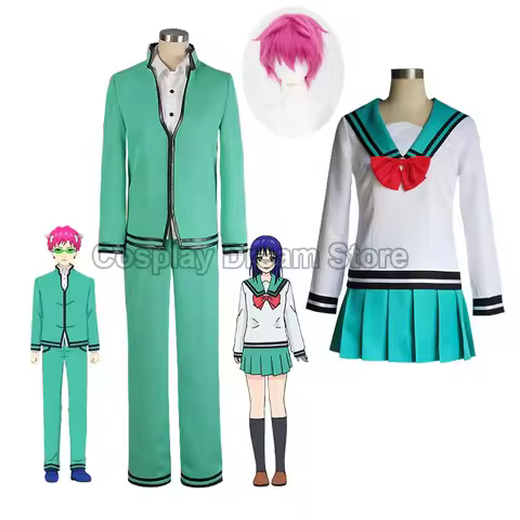 Anime The Disastrous Life of Saiki K Kusuo Kokomi Cosplay Costume Aldult Woman Man Halloween Exquisi