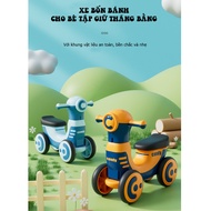 Walker, 4-wheeled baby walker to keep balance, with cheerful music and glowing lights