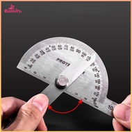 Angle Protractor 30cm Woodworking Ruler 0-180° Sturdy for Craftsmen Multipurpose Two Arm Stainless S