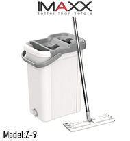 IMAXX Original Top Quality Self-Wash &amp; Squeeze Flat Mop with 2 Mop Pad Scratch Mop 1 Month Warranty Z-9