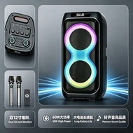 Bulk Discount 60w Dual 12 Rgb 2 Mic Bluetooth Party Speaker