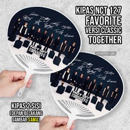 Kipas NCT 127 Favorite versi Classic - Merchandise KPOP Hand fan Unofficial NCTzen NCT127 Jaehyun Ma