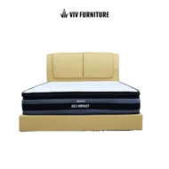 Leather Bed Frame - Single, &amp; Queen - Many Colours - Storage Bed - Anran