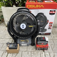 ถูกสุด แรงขึ้น20% พัดลมพกพา OSUKA 9 นิ้ว OCF-761 20V พัดลมไร้สาย พัดลมแบตเตอรี่ พัดลมตั้งโต๊ะ พัด