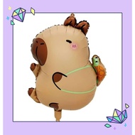 Happy birthday 25 inches Backpack Tortoise Docile Capybara party decorations aluminum foil balloon