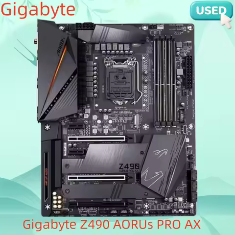 Gigabyte Z490 AORUs PRO AX motherboard LGA 1200 interface, supports 10/11th generation Intel CPU, DD