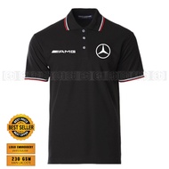 GN Polo T Shirt Sulam Mercedes Petrona F1 AMG Racing Team Performance Sports Motorsport Baju Fashion