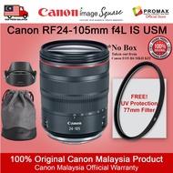 Canon RF 24-105mm f/4L IS USM rf24-105mm F4 L IS USM FREE UV FILTER, No Box-Taken out from Canon EOS