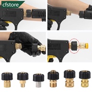 CFSTORE 1PC Car Pressure Washer Spray Adapter M22 14 Male To 1/4" 3/8" M22 Pressure Washer Quick Con