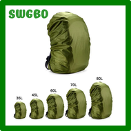 SWGBD 35L / 45L / 60L / 70L / 80L ตั้งแคมป์กลางแจ้งเดินป่าปีนเขากระเป๋าเป้สะพายหลังกันน้ําหมวกกันฝน SBVFD