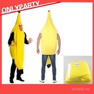 Ready Stock Halloween Banana Adult Costume Fruit Ghost Festival Banana Yellow cosplay Costume Sponge