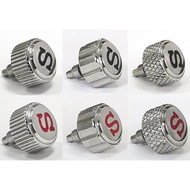Stainless Steel Watch Crown with Watch Stem for NH35 NH36 4R35 4R36 7S26 Watch Modification Part