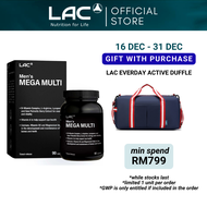 [Expiry Apr 2027] LAC Men’s Mega Multi (90 Caplets) Daily Multivitamin and Nutrition Formula