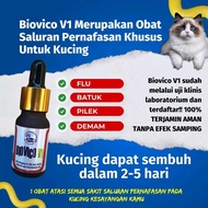 BIOVICO V1 Antibiotic Cat Respiratory Medicine for Cats, Flu, Colds, Cough, Kittens, Fever, Kittens,