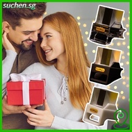 SUCHENSG Smart Weather Station,  Hologram Cube Display WiFi Smart Clock, USB Charging Multifunctiona