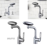 [Dolity2] Kitchen Sink Faucet Water Saving Tap Plumbing Replacement Modern Ceramic Valve Core Degree Swivel Faucet Extender