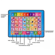 Education Toys Learning Tablet with LED Screen Learning Laptop Toys Alphabet Piano Toy Tablet abc Le