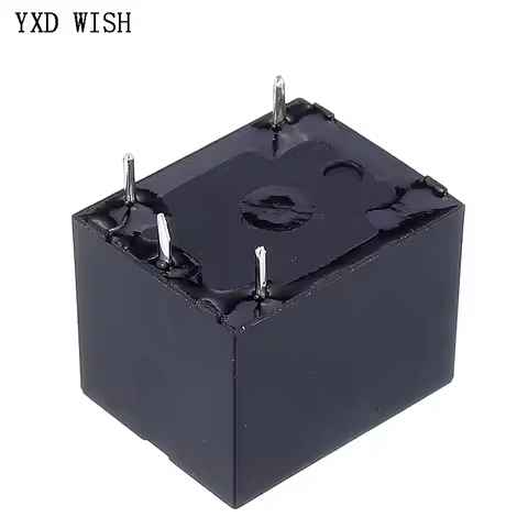 10pcs Mini Relay HF3FF JQC-3FF 005-1ZST 012-1ZST 024-1ZST (555) DC 5V 12V 24V 12A 5PIN HF3FF-005-1ZS
