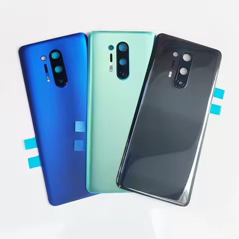 New back cover For OnePlus 8 Pro Back Door Replacement Battery Case, Rear Housing Cover With Camera 