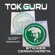 ⚡️TOK GURU⚡️Sticker Cermin Kereta