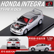 LCD 1/64 Honda Integra Type-R (DC5) Diecast car Car Model Simulation Alloy Diecast Car Children and 