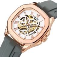 JAM TANGAN AUTOMATIC TALI RUBBER -  BELLEDA B-9484