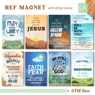 INSPIRATIONAL REF MAGNET with BIBLE VERSE