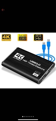 4K USB 3.0 Video Capture Card HDMI 1080P 60fps HD เครื่องบันทึกวีดีโอ Grabber สำหรับ OBS จับเกมการ์ด Live