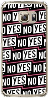 YESNO YESNO Label Pink (Clear) / for Galaxy S6 Edge SCV31/au ASCV31-PCCL-201-N136
