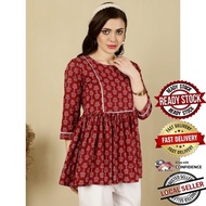 Kurti Indian Women Kurtis Top Saree Sari Punjabi Suit Readymade Kurti UD39845APTP