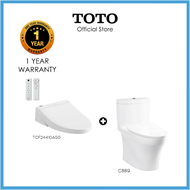 [8.8 EXCLUSIVE] TOTO One Piece Toilet Bowl C889CDESI with Washlet TCF24410ASG SET (Concealed Connect