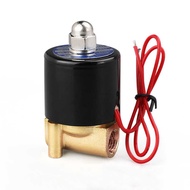 <YZ>Two Way Brass Electric Solenoid Valve Normally Closed 220V 12V 24V 110V 1/4 3/8 1/2 3/4 For Wate