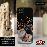 Latest SAMSUNG A22 5G/A22 4G Case - ALLZORA [Cat] - SAMSUNG A22 5G/A22 4G Case - Silicone Hp SAMSUNG A22 5G/A22 4G - Softcase Hp - Cute Case - Softcase Pro Camera - Hp Accessories - Case - Latest Casing - Cool Case - Victory Case