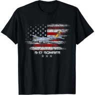 B-17 Flying Fortress World War 2 Bomber Warplane WW2 Veteran T-Shirt
