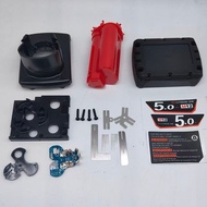 Suitable for Milwaukee M12 6-Cell Battery Case Milwaukee12V Battery Case 5.0 AH/6.0 AH