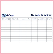 ◇ ◱ A4 GCASH & LOAD TRACKER 80sheet