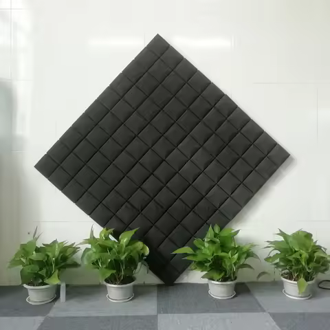 7 Colors 4PCS 50x50x5cm Studio Acoustic Foam Soundproof Foam Sound Absorption Treatment Panel Sound 