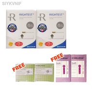 【NEW stock】✎BIONIME RIGHTEST GS700 BLOOD GLUCOSE TEST STRIPS 2X25'S FOC LANCETS 2X25'S + ALCOHOL SWA