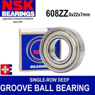 NSK japan Single-Row deep groove ball bearing 608ZZ 608