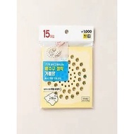 Round Drain Filter Sticker - Easy-Adhere Hair Catcher (15 Pcs, 12cm)