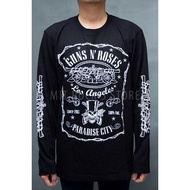 Guns n Roses long sleeve shirt - Rock band tee - Rock shirt - Size M, L