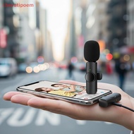 [thevatipoem] Wireless Lapel Microphone Rechargeable Portable Mini Mic for Blogger Interview  Live V