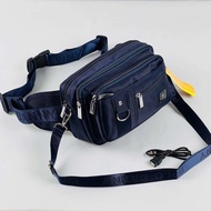 POLO DANNY Tas Selempang Pria Wanita MULTI FUNGSI WAISTBAG WATERFROOF